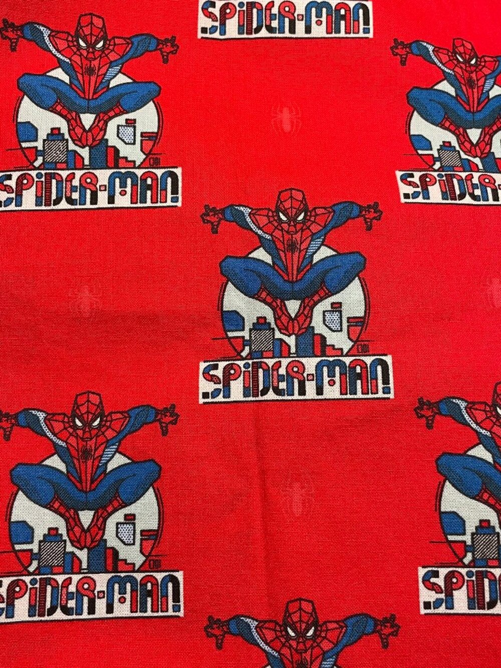 Marvel Spider-Man Fabric Camelot Fabric Quilting Sewing Costume Halloween